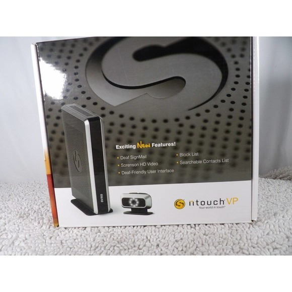 NTOUCH VP Gray Black SVRS Deaf Signmail Sorenson Video Conference - Picture 1 of 4